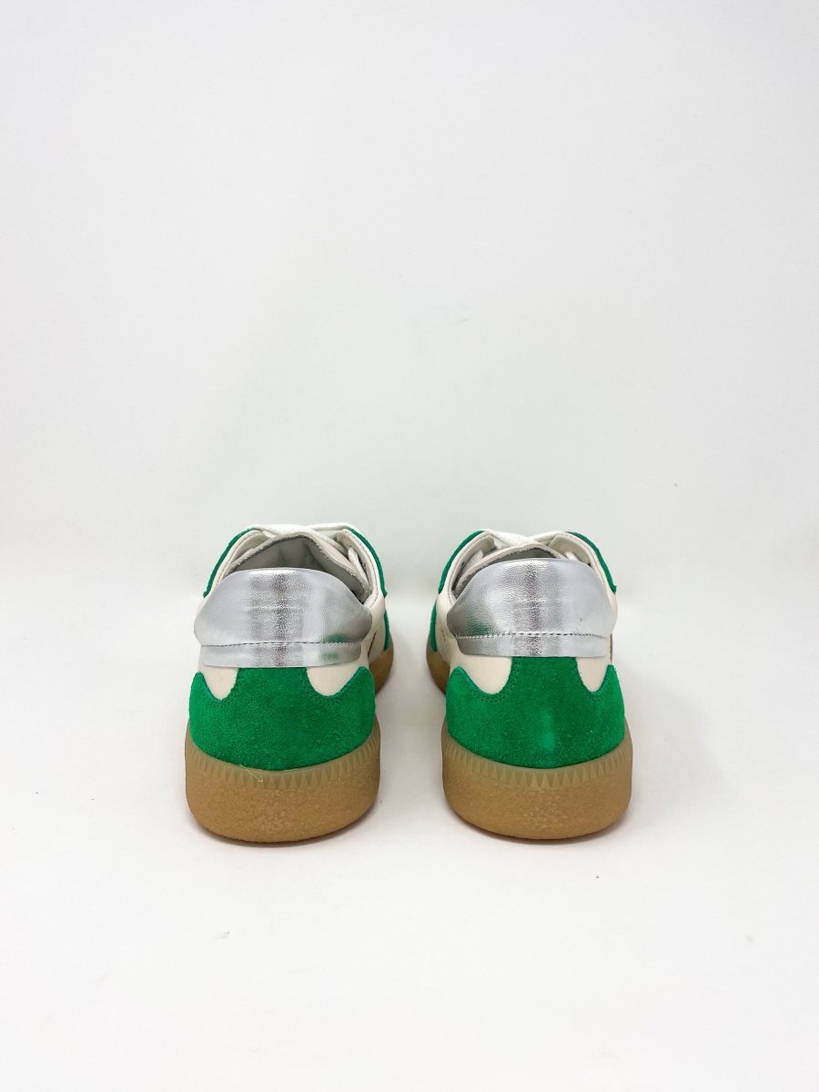 Jackie in Green Suede Combo